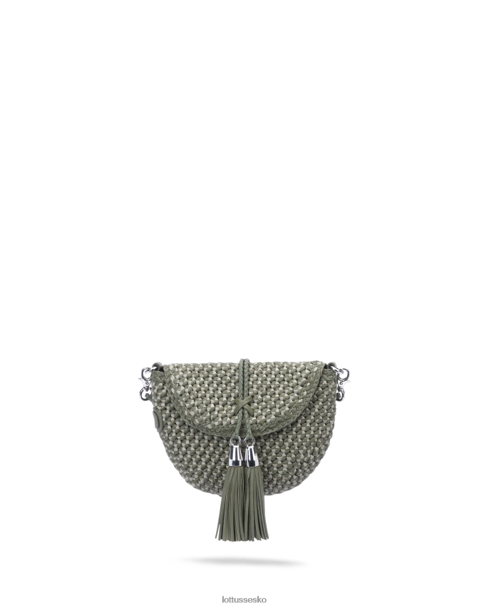 noodbag flerfarvet lam crossbody noodbag grøn tilbehør Lottusse Kvinder BT626B376