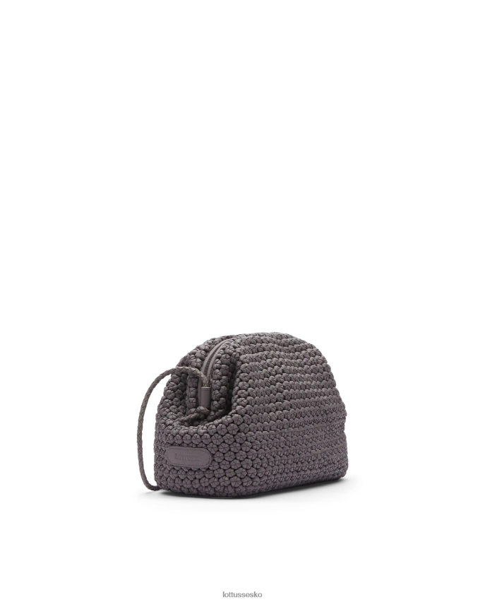 noodbag merino lam blød clutch blå tilbehør Lottusse Kvinder BT626B346