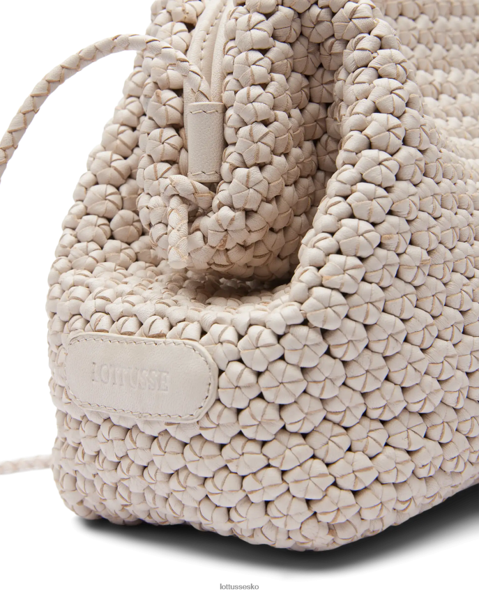 noodbag merino lam blød clutch off white tilbehør Lottusse Kvinder BT626B345