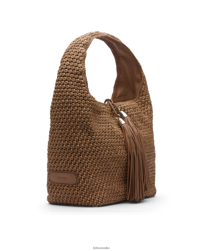 noodbag merino lam blød hobo Brun tilbehør Lottusse Kvinder BT626B359