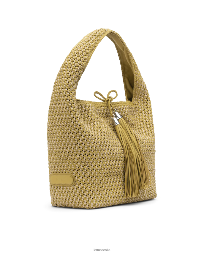 noodbag merino lam blød hobo flerfarvet tilbehør Lottusse Kvinder BT626B360