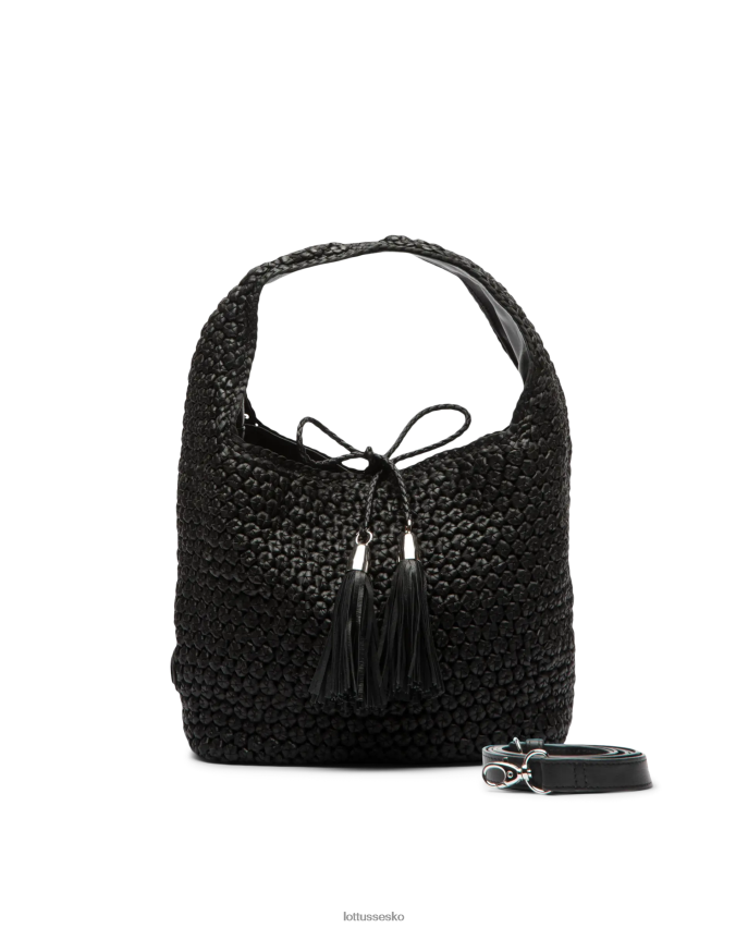 noodbag merino lam blød hobo sort tilbehør Lottusse Kvinder BT626B351