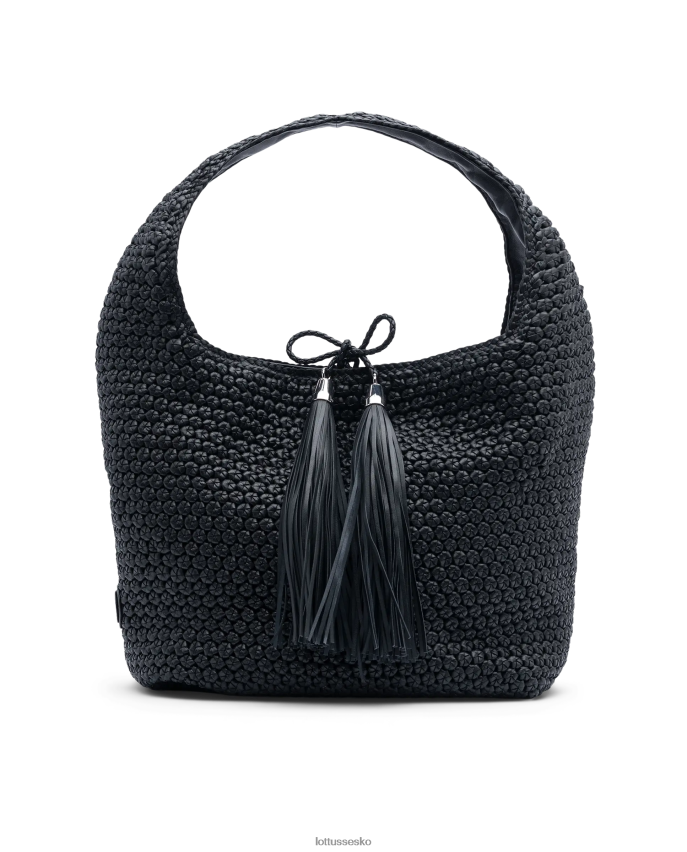 noodbag merino lam blød hobo sort tilbehør Lottusse Kvinder BT626B358