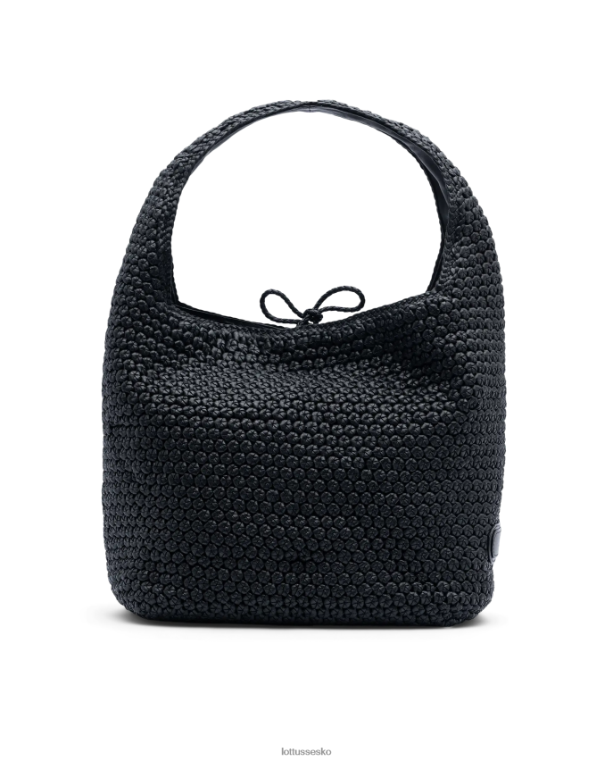 noodbag merino lam blød hobo sort tilbehør Lottusse Kvinder BT626B358