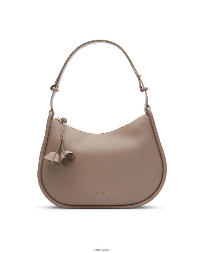 serena merino lam blød skuldertaske taupe tilbehør Lottusse Kvinder BT626B331