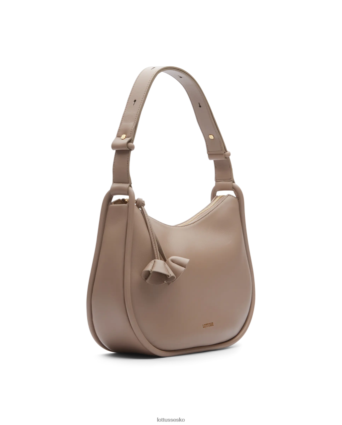serena merino lam blød skuldertaske taupe tilbehør Lottusse Kvinder BT626B331