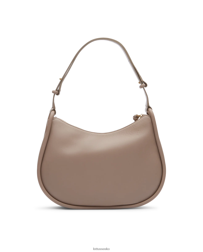 serena merino lam blød skuldertaske taupe tilbehør Lottusse Kvinder BT626B331