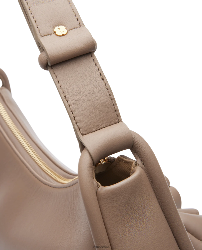 serena merino lam blød skuldertaske taupe tilbehør Lottusse Kvinder BT626B331
