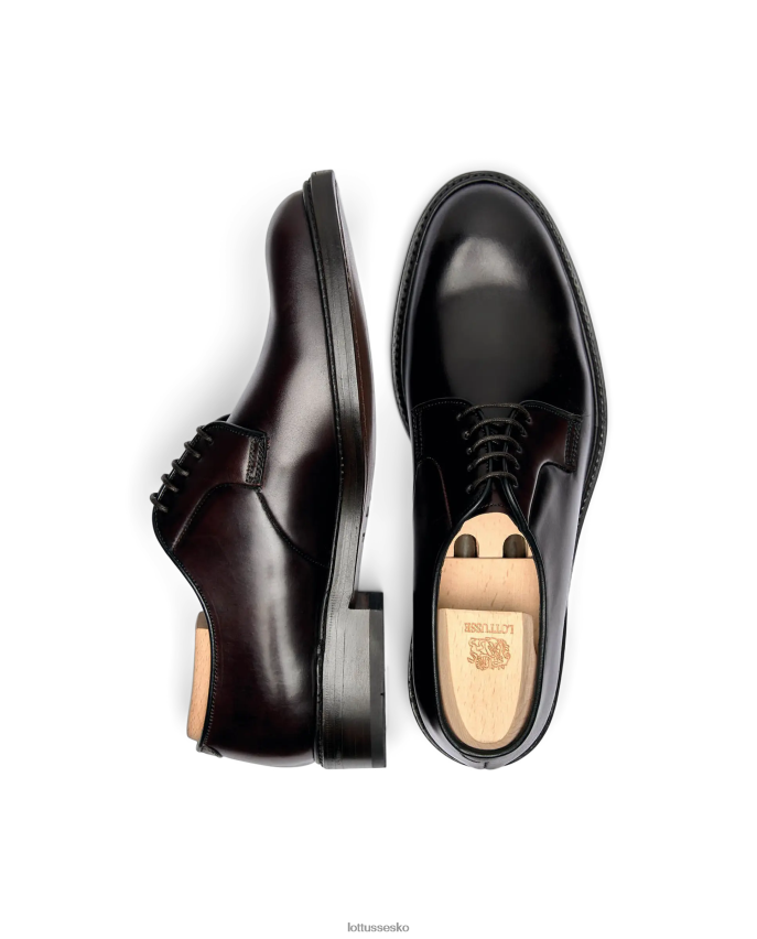 glasgow shell hest cordovan derby rødbrun fodtøj Lottusse Mænd BT626B59