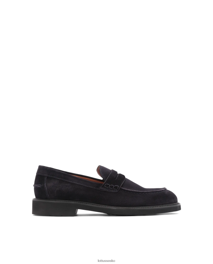 baltimore loafers i kalveruskind flåde fodtøj Lottusse Mænd BT626B164