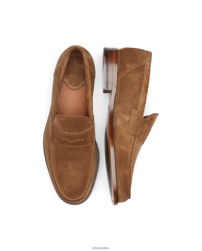 daytona kalve loafers i ruskind Brun fodtøj Lottusse Mænd BT626B64