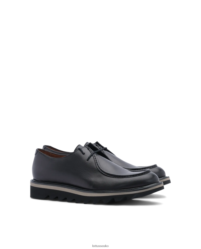 dublin kalvekilehæl derby loafers sort fodtøj Lottusse Mænd BT626B180