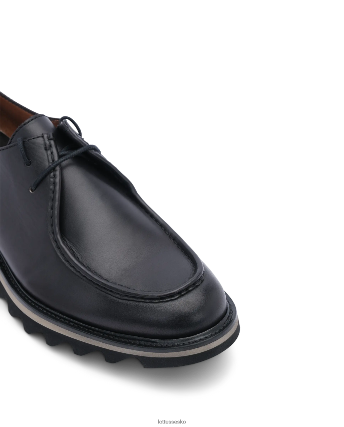 dublin kalvekilehæl derby loafers sort fodtøj Lottusse Mænd BT626B180