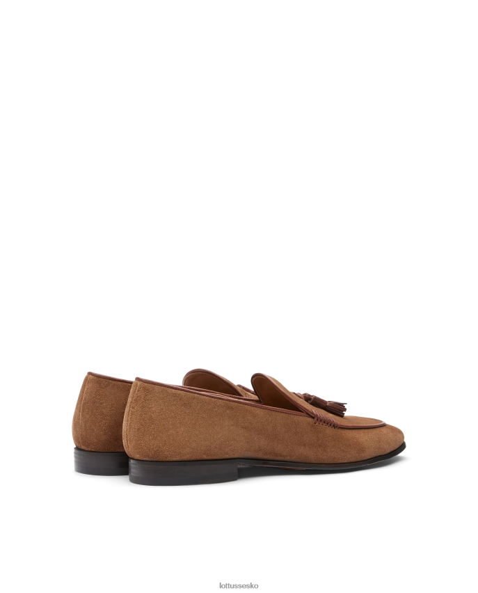 kalve loafers af verona ruskind Brun fodtøj Lottusse Mænd BT626B86