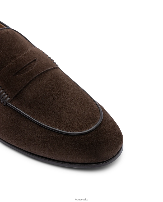 kalve loafers af verona ruskind mokka fodtøj Lottusse Mænd BT626B77