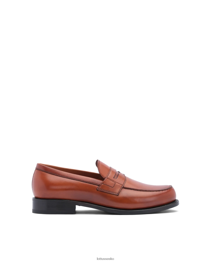 kingstown crust anilin kalve loafers Brun fodtøj Lottusse Mænd BT626B44