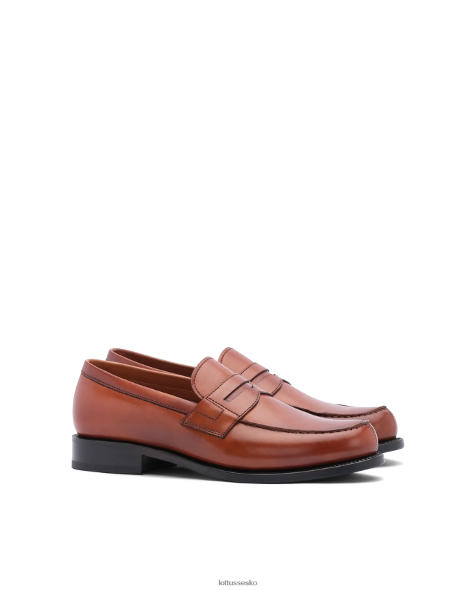 kingstown crust anilin kalve loafers Brun fodtøj Lottusse Mænd BT626B44