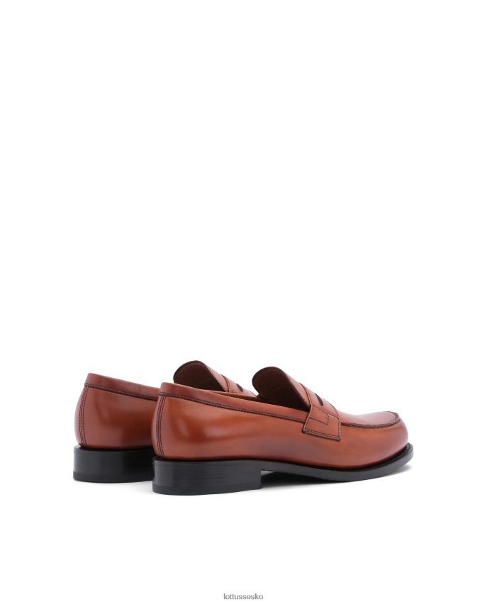 kingstown crust anilin kalve loafers Brun fodtøj Lottusse Mænd BT626B44