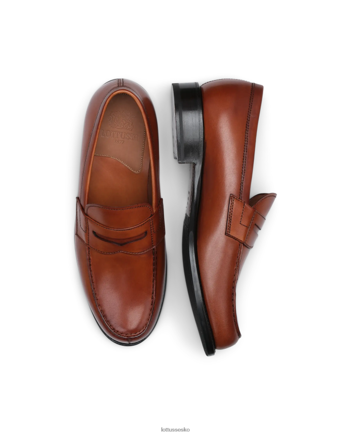kingstown crust anilin kalve loafers Brun fodtøj Lottusse Mænd BT626B44