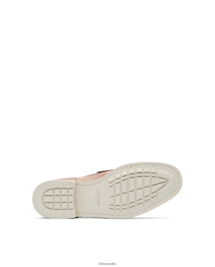 venedig børste af prægede kalve loafers Brun fodtøj Lottusse Mænd BT626B82