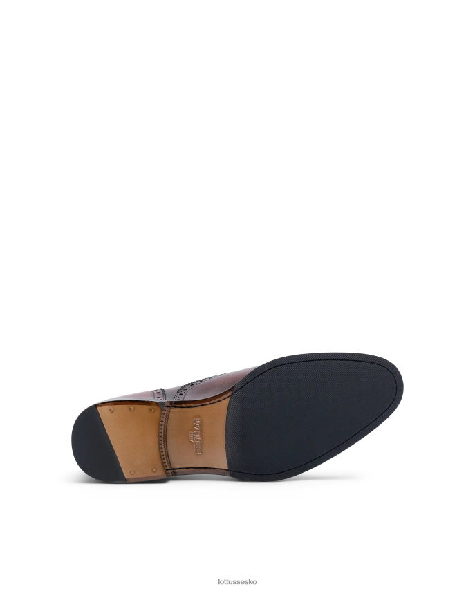 lenox børste kalven oxford af Brun fodtøj Lottusse Mænd BT626B139