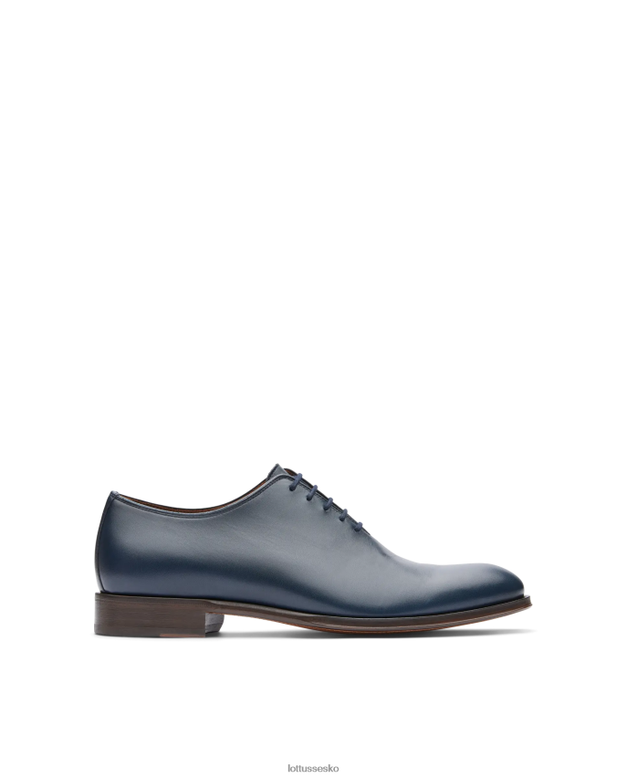 lenox børste kalven oxford af marineblå fodtøj Lottusse Mænd BT626B14