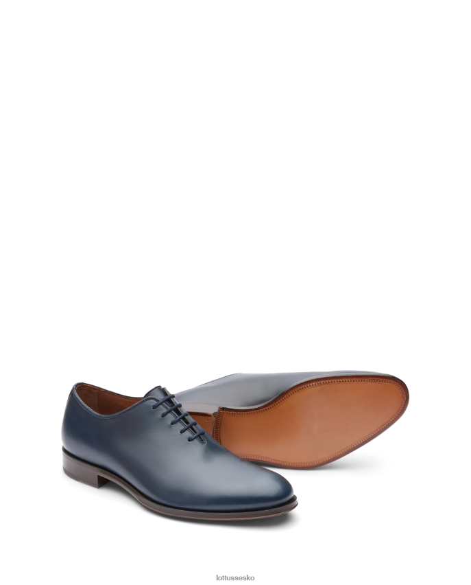 lenox børste kalven oxford af marineblå fodtøj Lottusse Mænd BT626B14