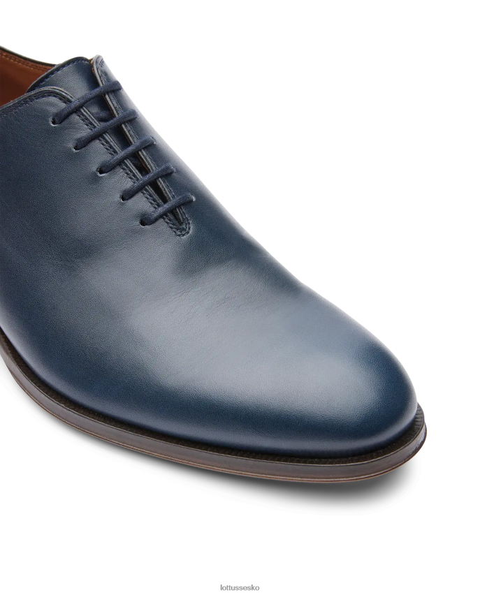 lenox børste kalven oxford af marineblå fodtøj Lottusse Mænd BT626B14