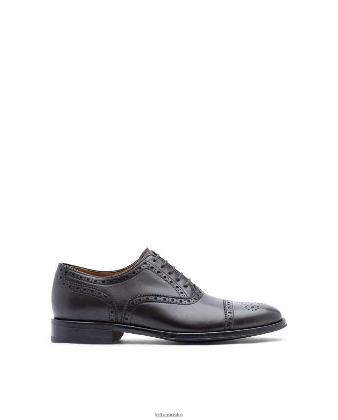 lenox børste kalven oxford af mokka fodtøj Lottusse Mænd BT626B11