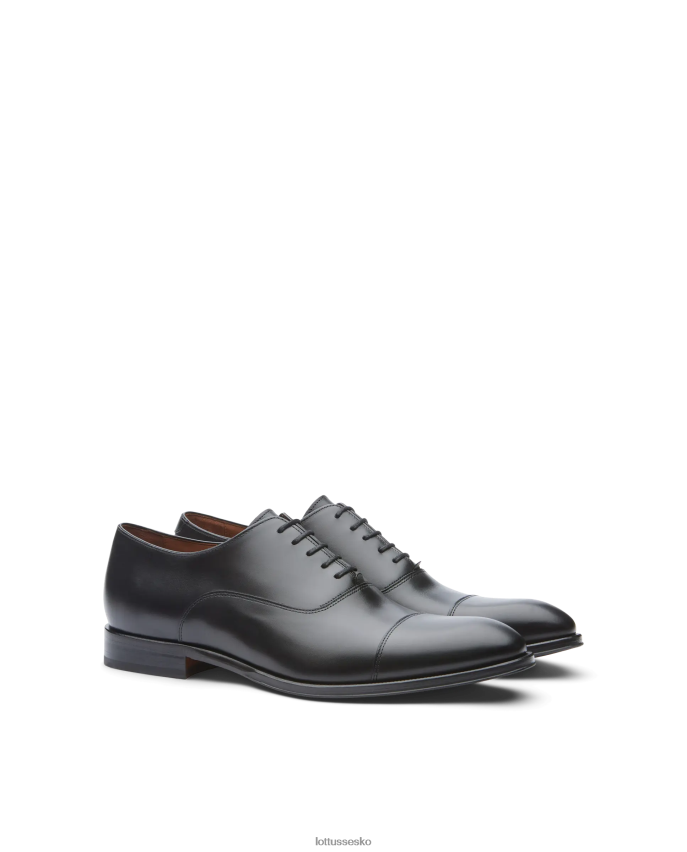 lenox børste kalven oxford af sort fodtøj Lottusse Mænd BT626B8