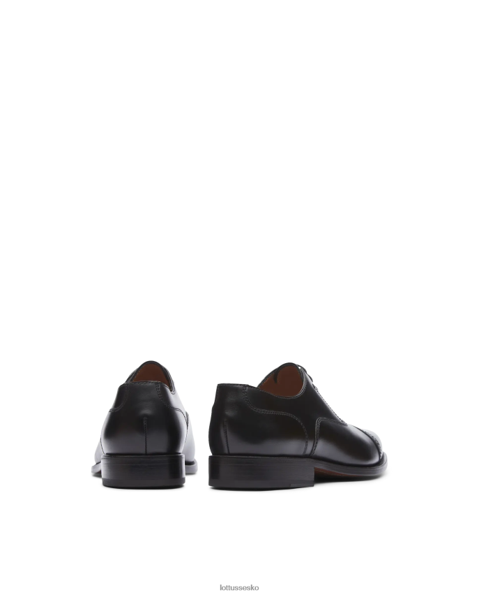 premium skorpe anilin kalv oxford sort fodtøj Lottusse Mænd BT626B50