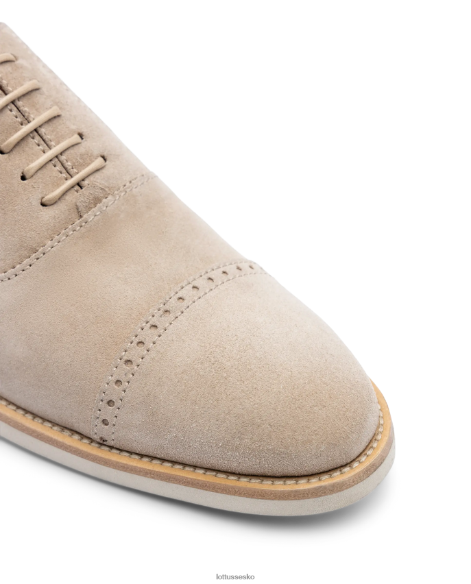 venedig børste af embossy kalv oxford taupe fodtøj Lottusse Mænd BT626B79