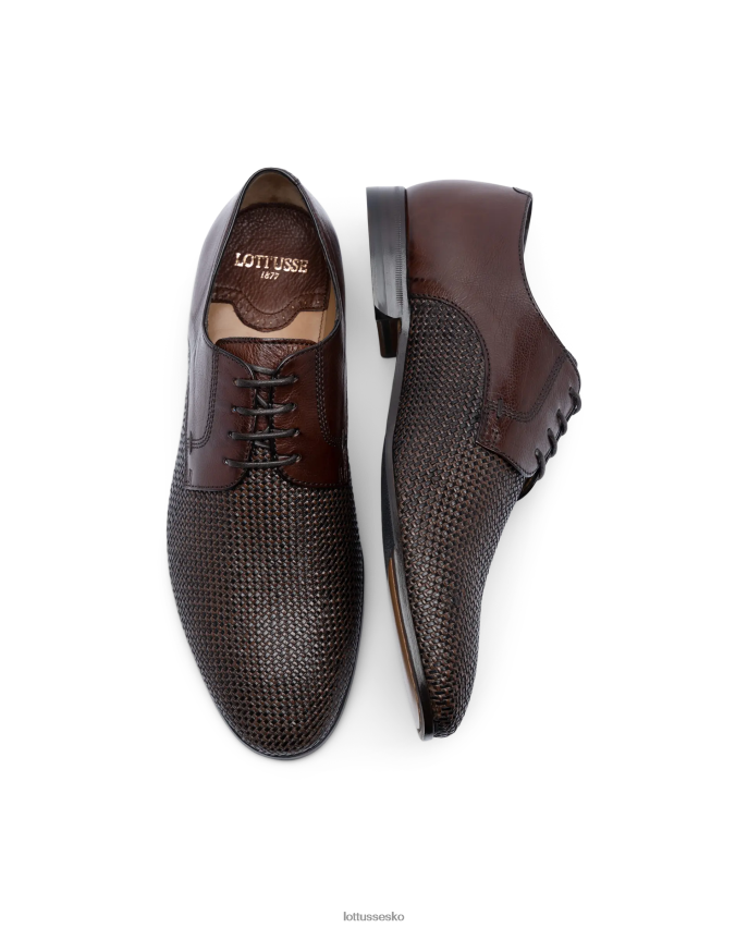 verona mesh canguro oxford mokka fodtøj Lottusse Mænd BT626B97
