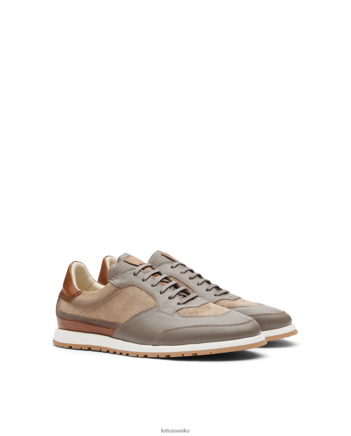 mancor bløde kalvesneakers taupe fodtøj Lottusse Mænd BT626B195