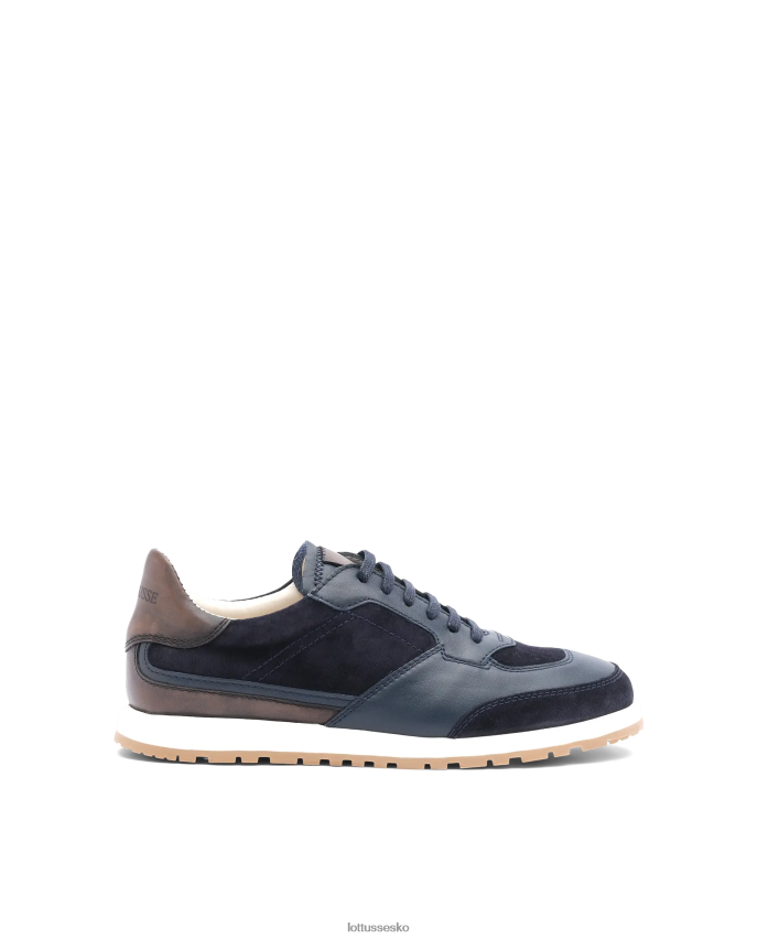 mancor multifarvet kalve ruskind sneakers marineblå fodtøj Lottusse Mænd BT626B193