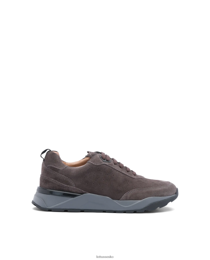 osaka kalve ruskind sneakers bly grå fodtøj Lottusse Mænd BT626B196
