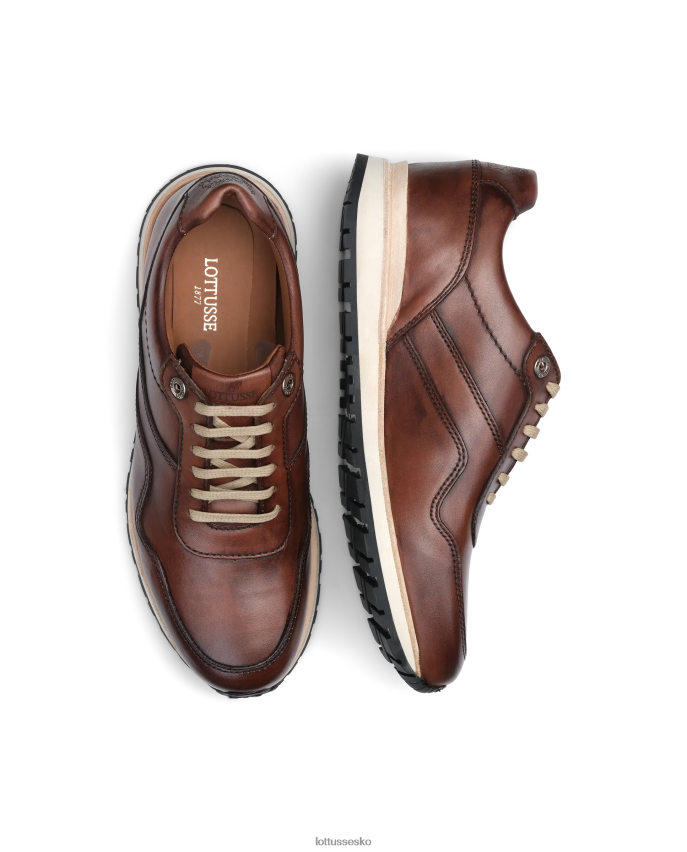 tokyo brush off kalvesneakers Brun fodtøj Lottusse Mænd BT626B188