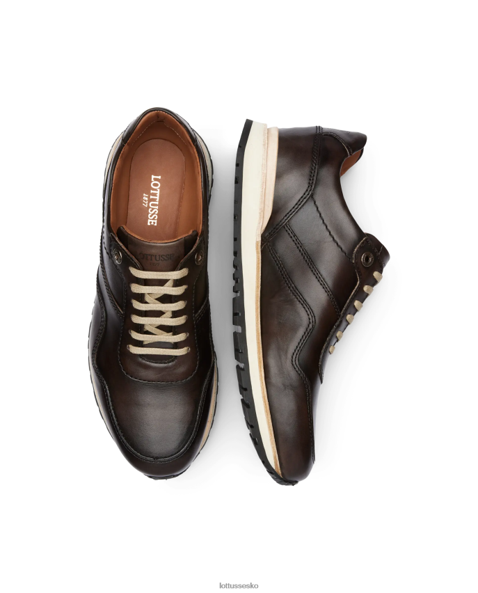 tokyo brush off kalvesneakers mokka fodtøj Lottusse Mænd BT626B22