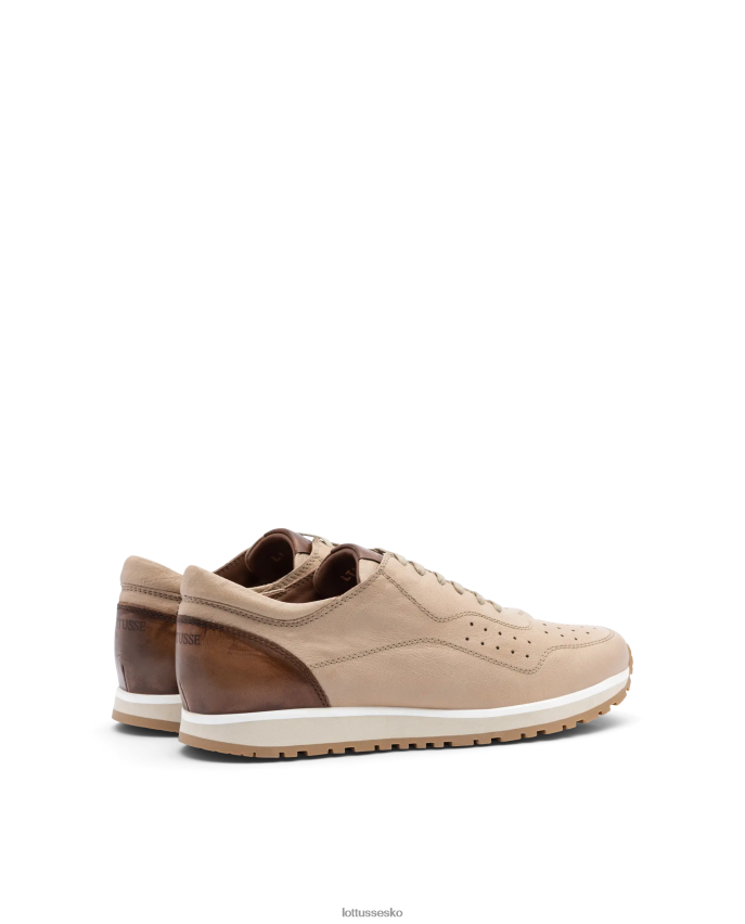tokyo naturlige kænguru læder sneakers beige fodtøj Lottusse Mænd BT626B105
