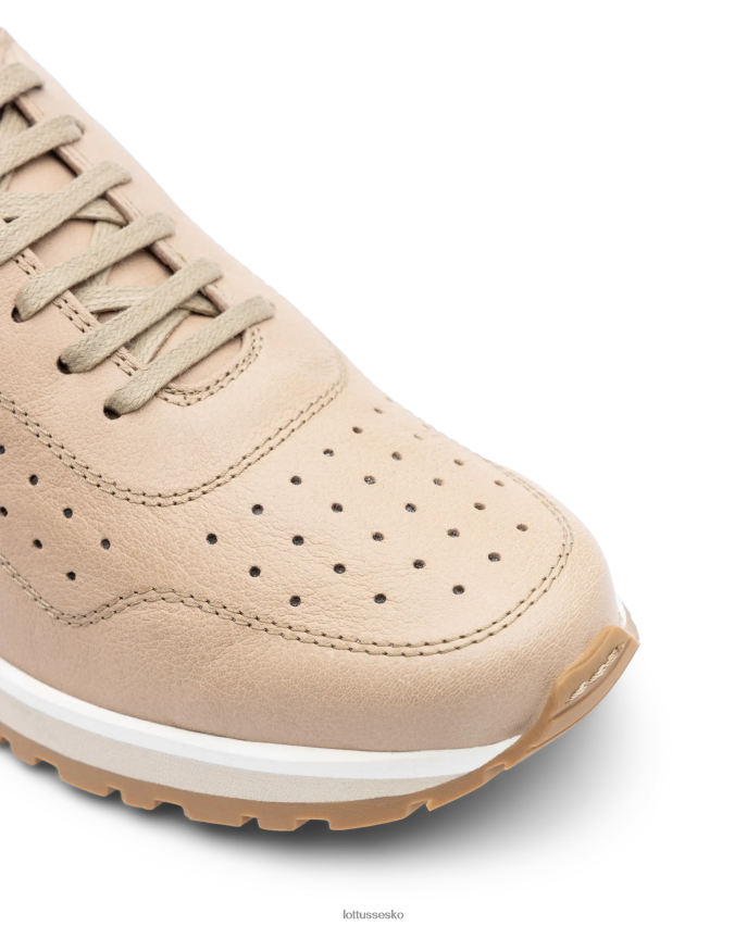 tokyo naturlige kænguru læder sneakers beige fodtøj Lottusse Mænd BT626B105