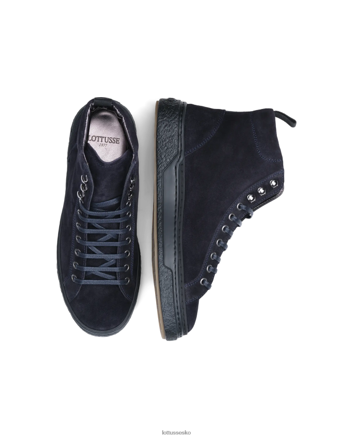 torino kalve ruskind sneakers flåde fodtøj Lottusse Mænd BT626B191