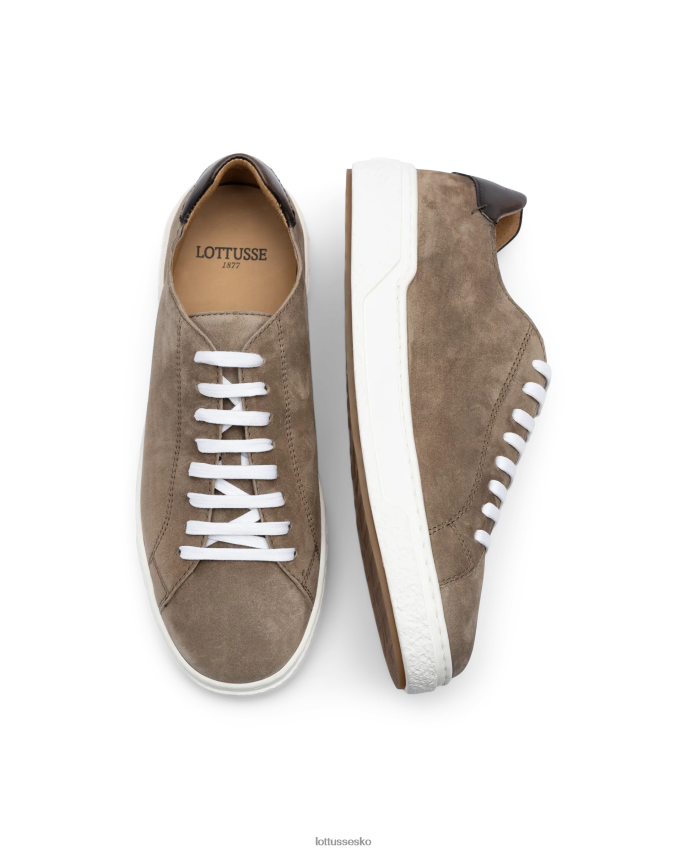 torino suede kalve sneakers taupe fodtøj Lottusse Mænd BT626B107